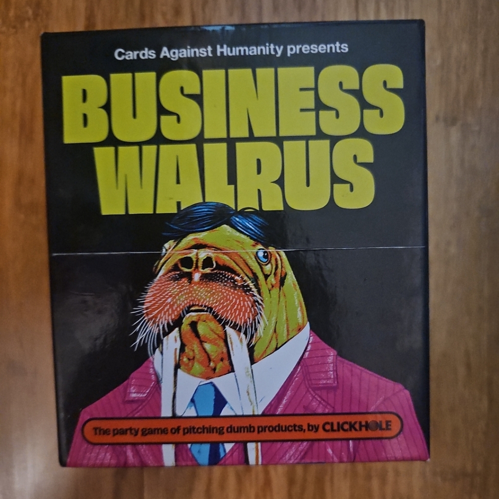 Cards Against Humanity presents Business Walrus Game - Open Box